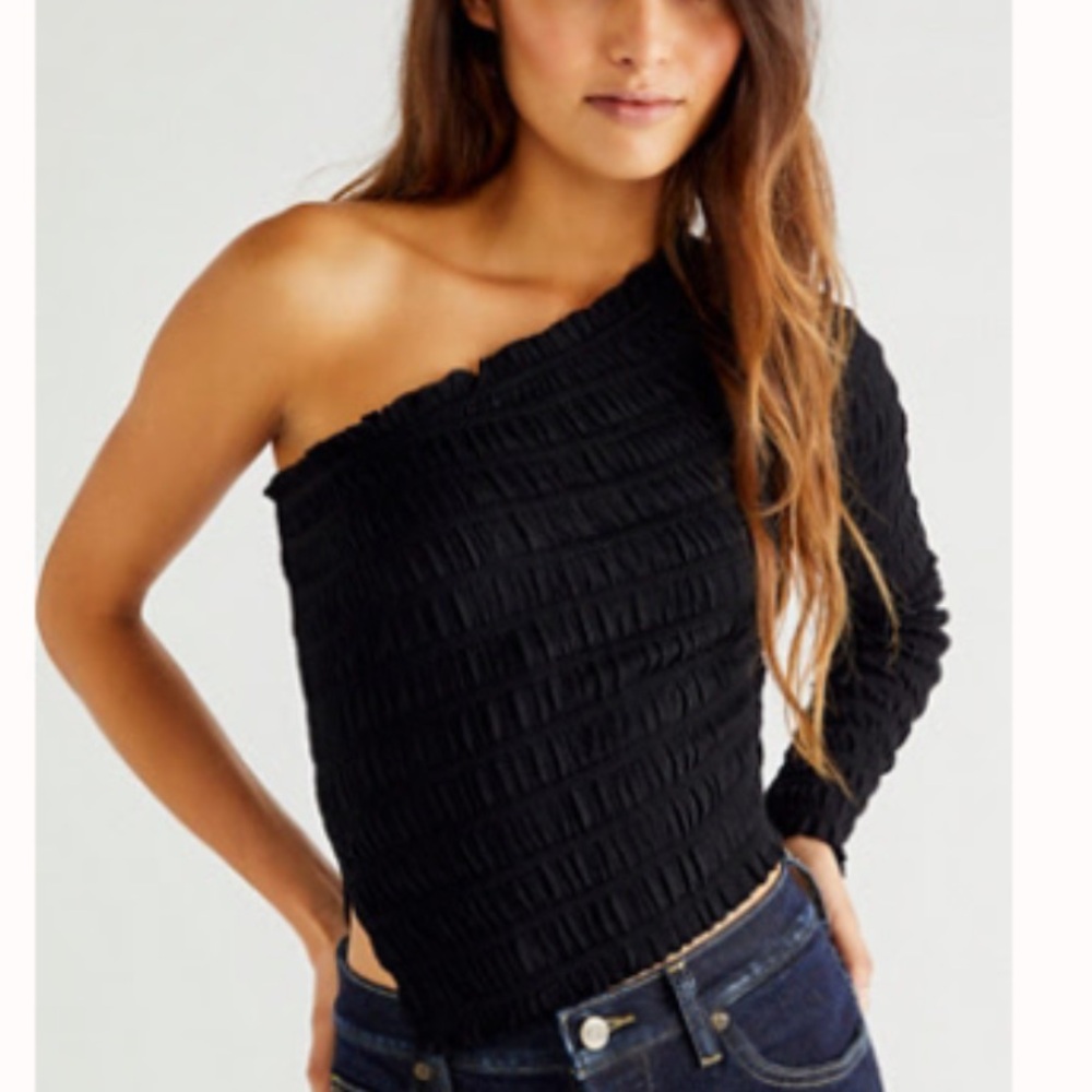 Jasmine one shoulder top